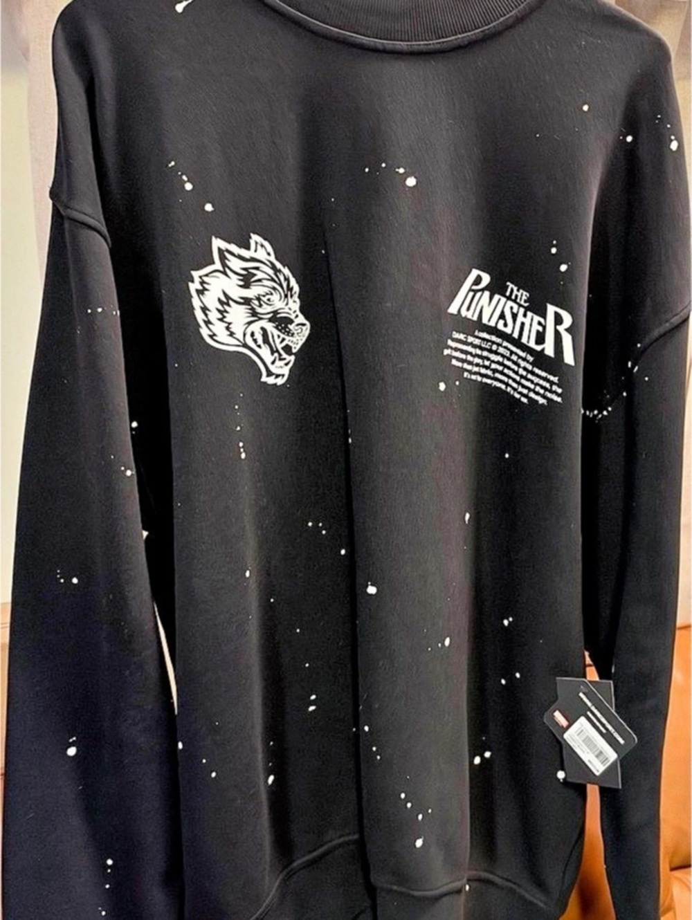 DARC SPORT “Pain Splatter” Marvel The Punisher Hero Elite Series Graphic Sweatsh